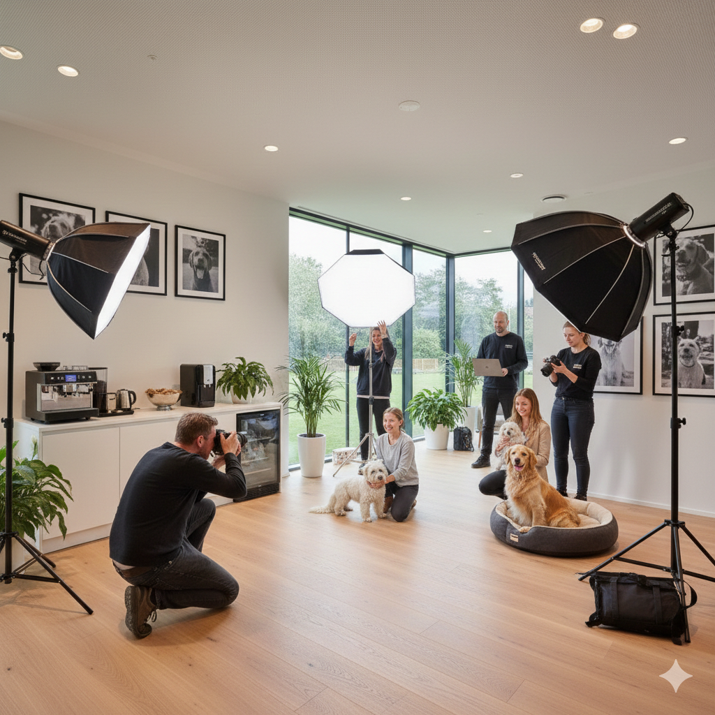 Photoshoot med hunde