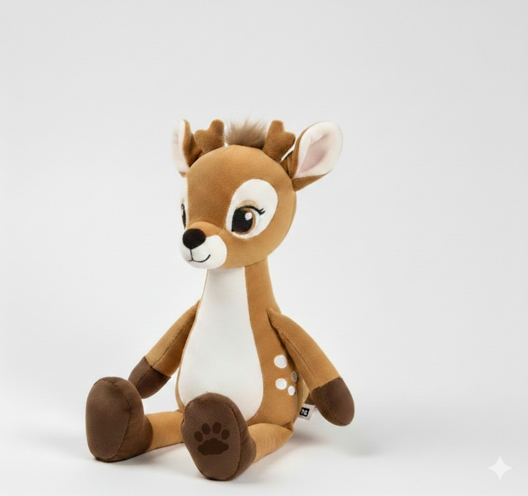 Legetøj til hunde med udseende som en Bambi.