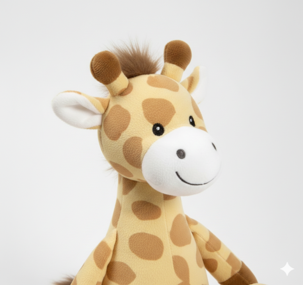 Closeup af luksus giraf bamses hoved